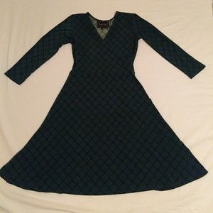 Leota wrap-style dress